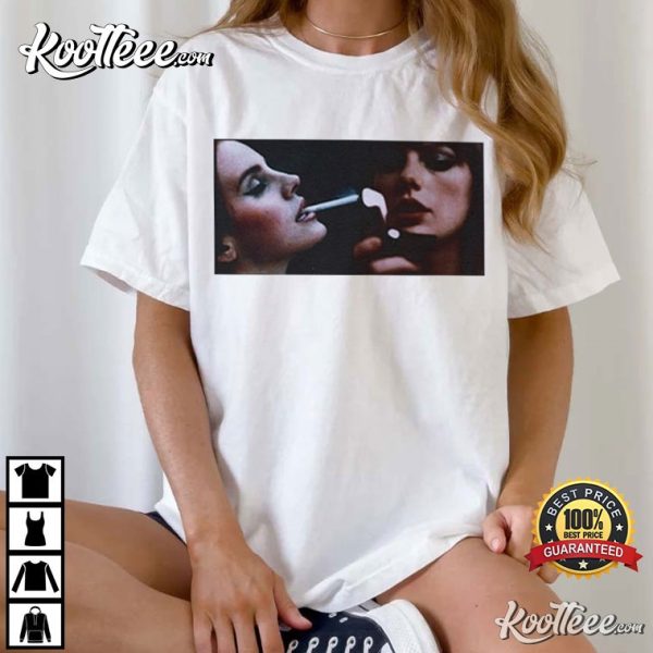 Lana Del Rey And Taylor Swift Lighting Cigarette T-Shirt