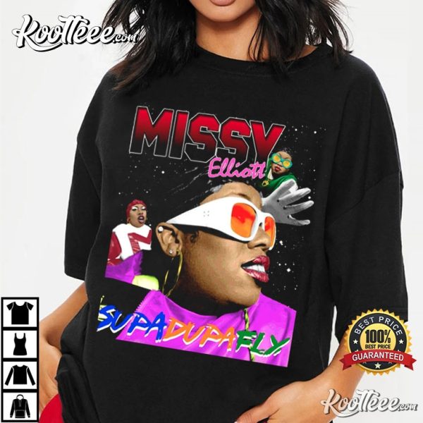 Missy Elliott Vintage Style Hip Hop 90s T-Shirt