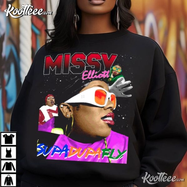 Missy Elliott Vintage Style Hip Hop 90s T-Shirt