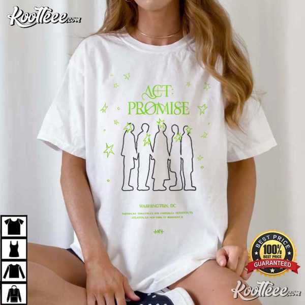 TXT Act Promise Tour Washington DC Kpop T-Shirt