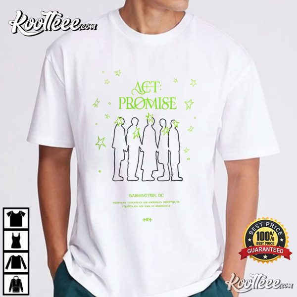 TXT Act Promise Tour Washington DC Kpop T-Shirt