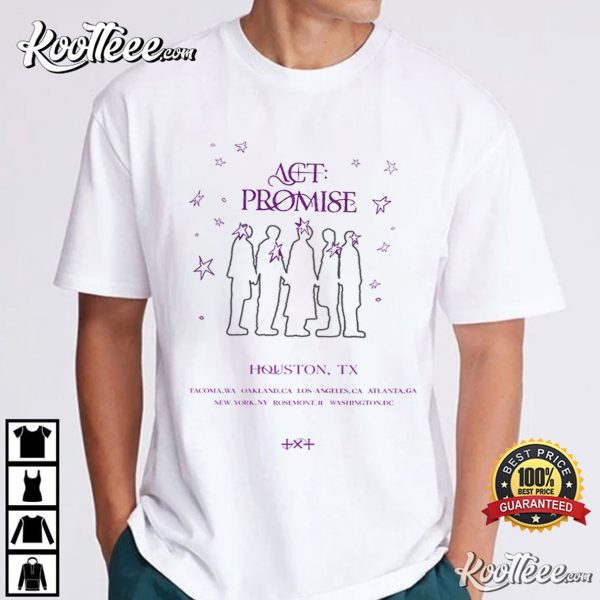 TXT Act Promise Tour Houston TX Kpop T-Shirt