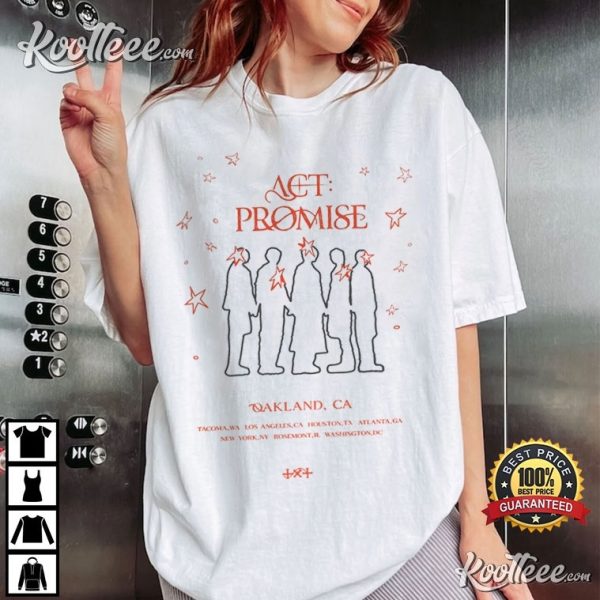 TXT Act Promise Tour Oakland CA Kpop T-Shirt