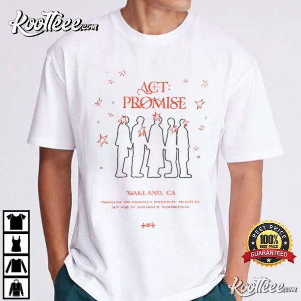 TXT Act Promise Tour Oakland CA Kpop T-Shirt