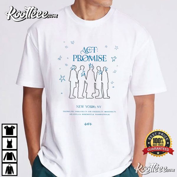 TXT Act Promise Tour New York Kpop T-Shirt