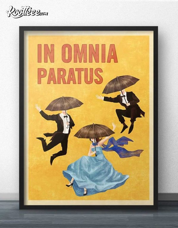 In Omnia Paratus Gilmore Girls Retro Art Poster