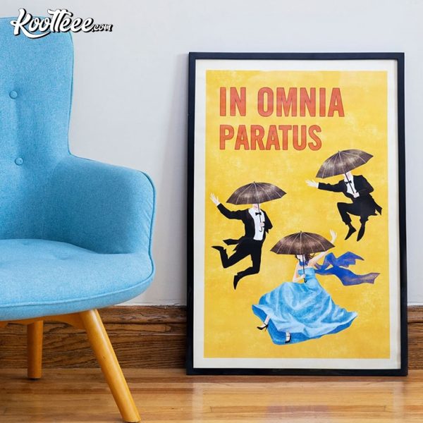 In Omnia Paratus Gilmore Girls Retro Art Poster