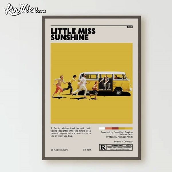 Little Miss Sunshine Retro Movie Poster