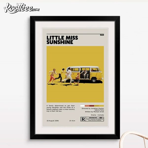 Little Miss Sunshine Retro Movie Poster