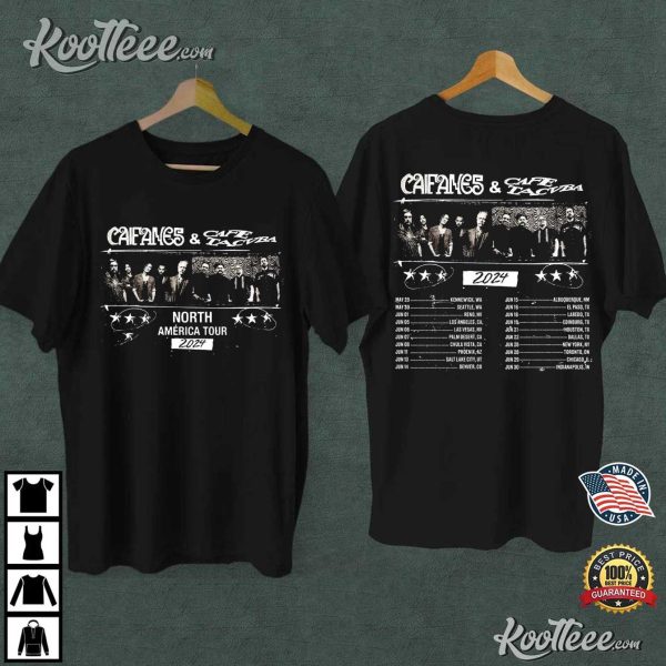 Caifanes And Café Tacvba North America Tour 2024 T-Shirt