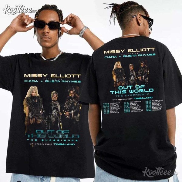 Missy Elliott Out Of This World 2024 Tour T-Shirt