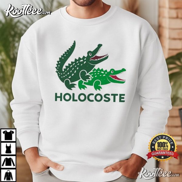 Holocoste Funny Crocodile Lacoste T-Shirt