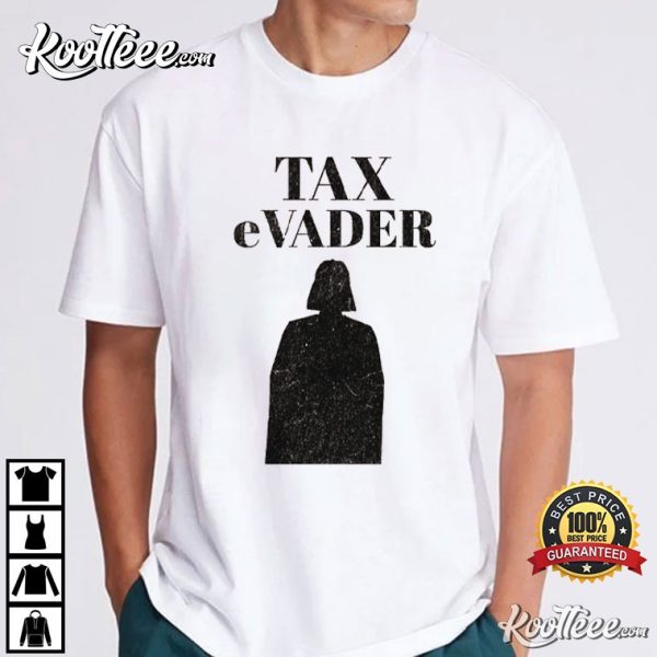 Tax Evasion Darth Vader Funny Star Wars Fan T-Shirt