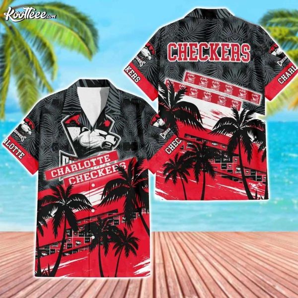 Charlotte Checkers AHL Hawaiian Shirt