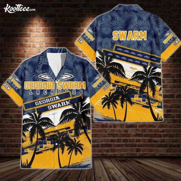 Georgia Swarm Tropical Summer Aloha Hawaiian Shirt