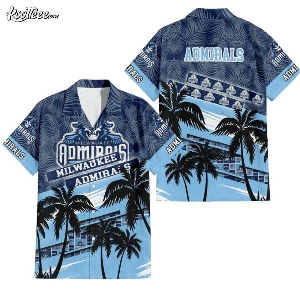 Milwaukee Admirals AHL Summer Hawaiian Shirt