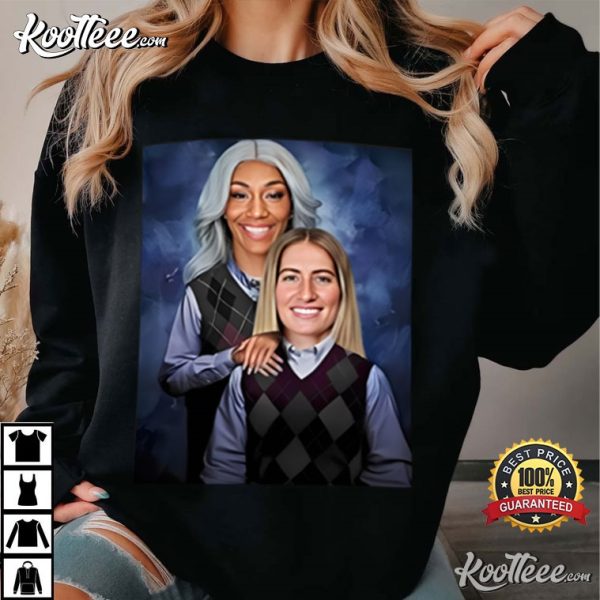 Kate Martin And A’Ja Wilson Step Sisters T-Shirt