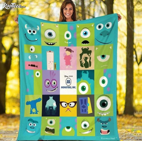 Monster Inc Fleece Blanket