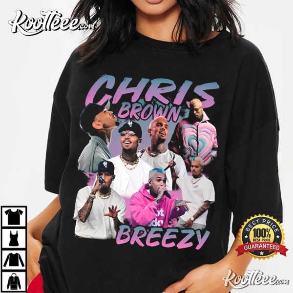 Chris Brown Breezy Hiphop Gift For Fan T-Shirt