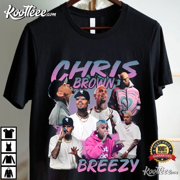 Chris Brown Breezy Hiphop Gift For Fan T-Shirt