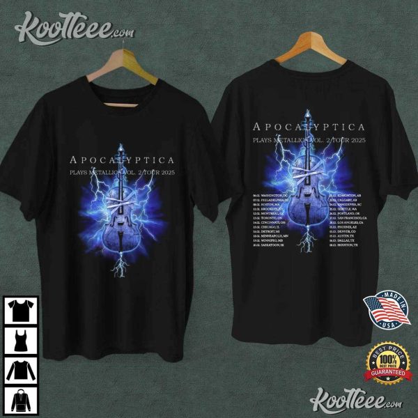 Apocalyptica Band 2025 Tour T-Shirt