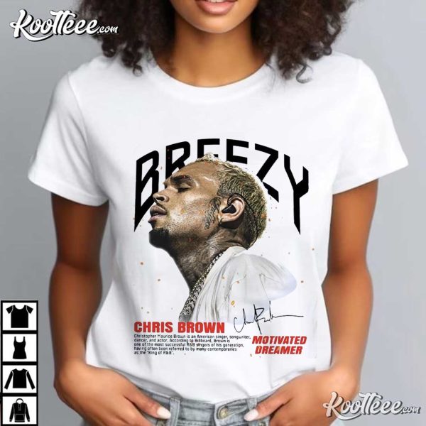 Chris Brown Breezy Gift For Fan T-Shirt