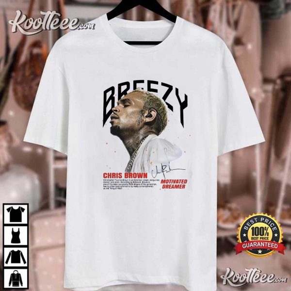 Chris Brown Breezy Gift For Fan T-Shirt