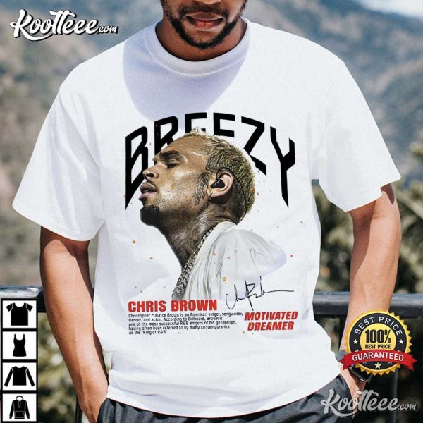 Chris Brown Breezy Gift For Fan T-Shirt