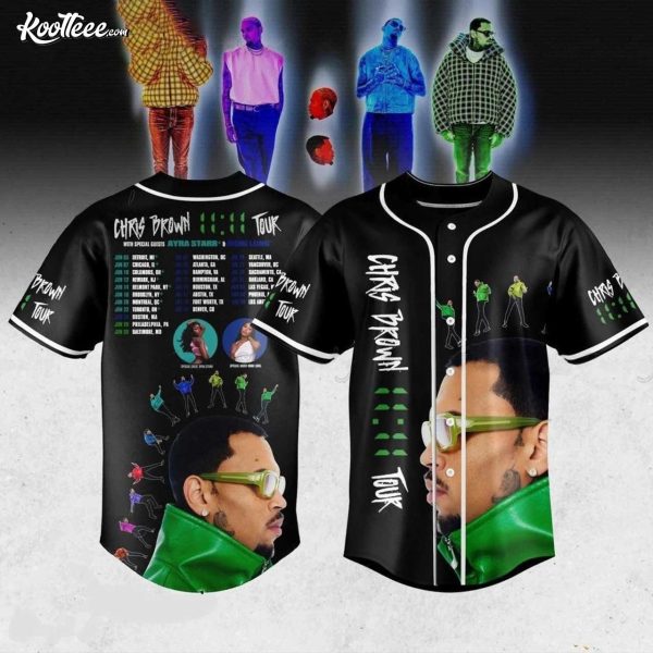 Chris Brown 11 11 Tour 2024 Gift For Fan Baseball Jersey