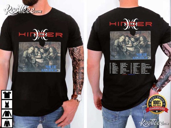 Hinder North America 2024 Tour T-Shirt