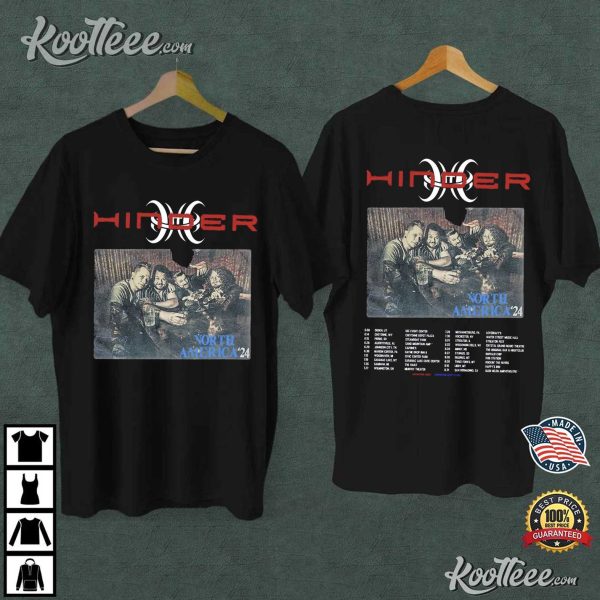 Hinder North America 2024 Tour T-Shirt