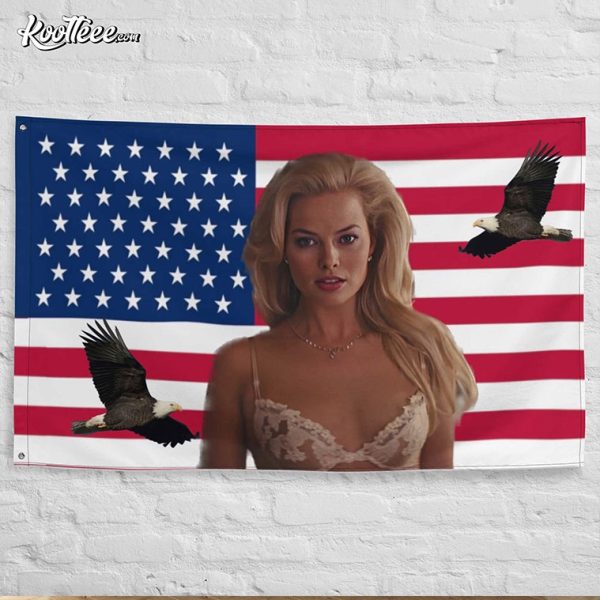 Margot Robbie American Flag