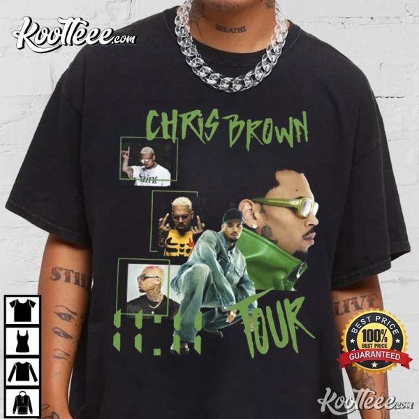 Vintage Chris Brown 1111 Tour 2024 T-Shirt