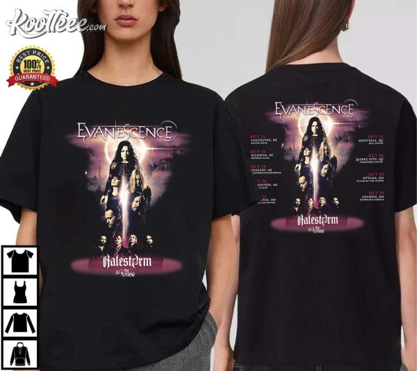 Evanescence Band 2024 Tour T-Shirt