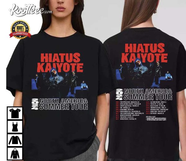 Hiatus Kaiyote 2024 North America Summer Tour T-Shirt