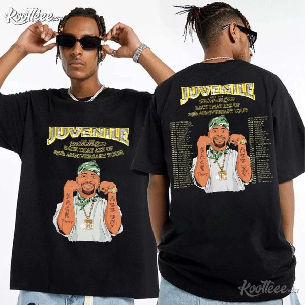 Juvenile Back That Azz Up 25th Anniversary Tour 2024 T-Shirt