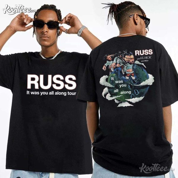 Russ It Was You All Along 2024 Tour T-Shirt