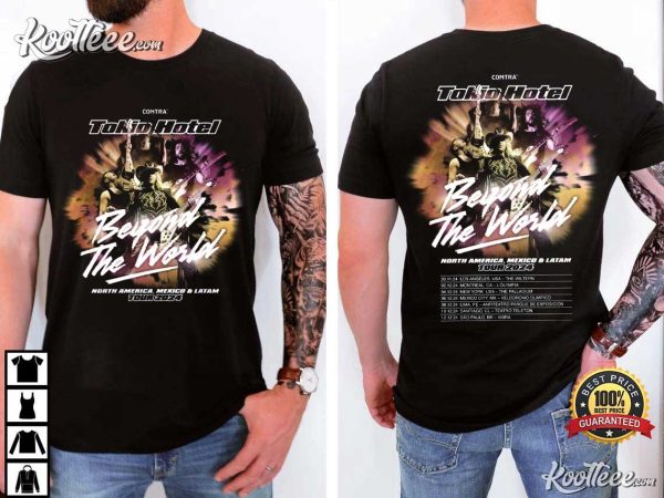 Tokio Hotel Beyond The World Tour 2024 T-Shirt