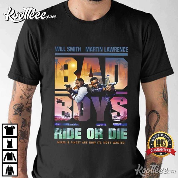 Bad Boys Ride Or Die Movie Fan T-Shirt