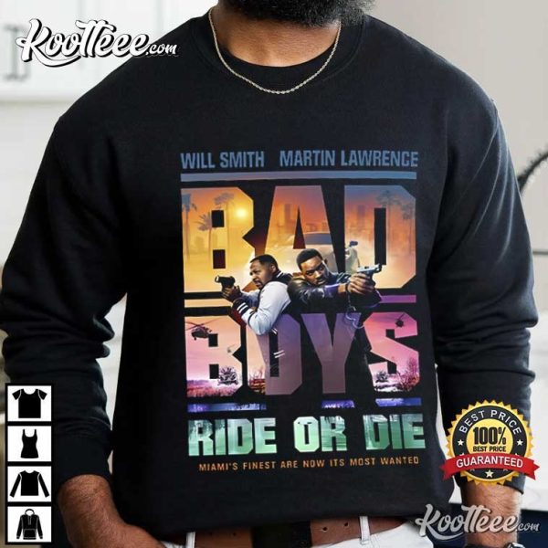 Bad Boys Ride Or Die Movie Fan T-Shirt