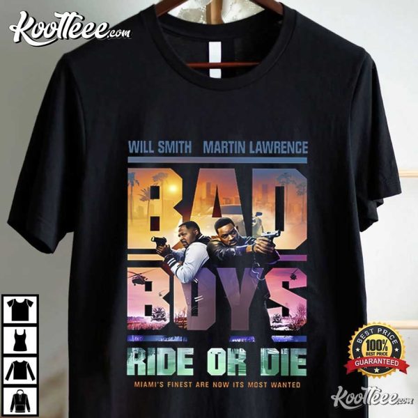 Bad Boys Ride Or Die Movie Fan T-Shirt