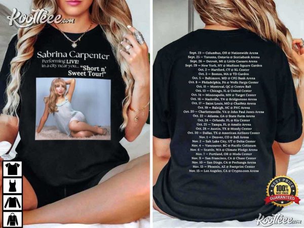 Sabrina Carpenter Short n’ Sweet Tour T-Shirt