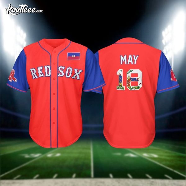 Boston Red Sox Haitian Celebration Gift Baseball Jersey