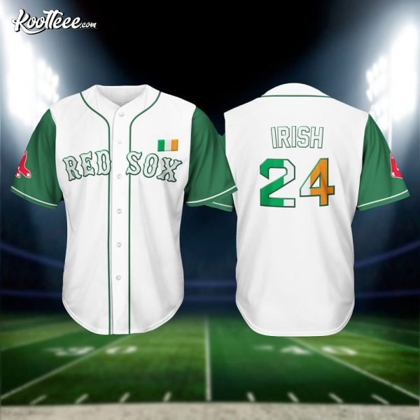 Boston Red Sox Irish Celebration Gift 2024 Baseball Jersey