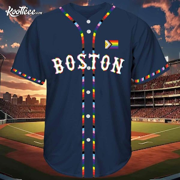 Boston Red Sox Pride Gift 2024 Baseball Jersey