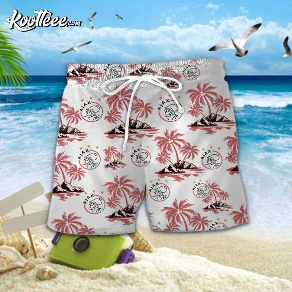 AFC Ajax Eredivisie Hawaiian Shirt And Shorts