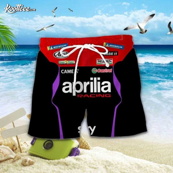 Aprilia Racing Hawaiian Shirt And Shorts