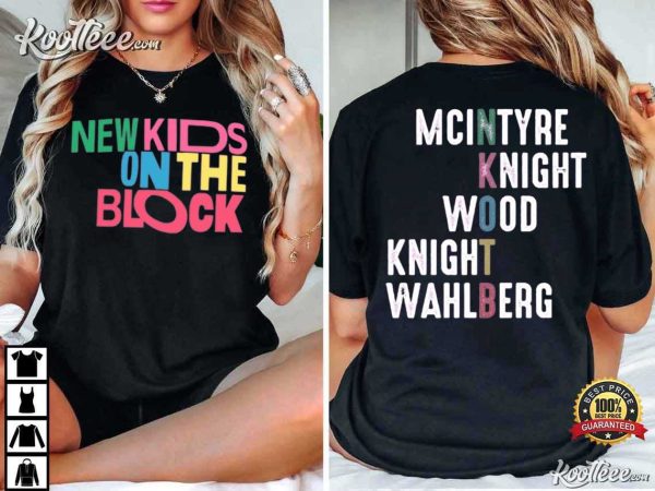 NKOTB Neon New Kids On The Block Magic Summer T-Shirt