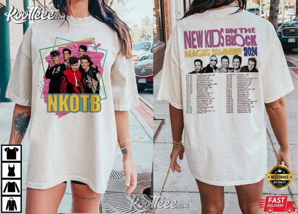 NKOTB New Kids On The Block Magic Summer 2024 T-Shirt