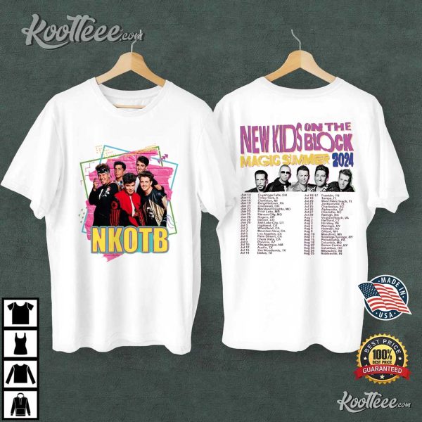 NKOTB New Kids On The Block Magic Summer 2024 T-Shirt